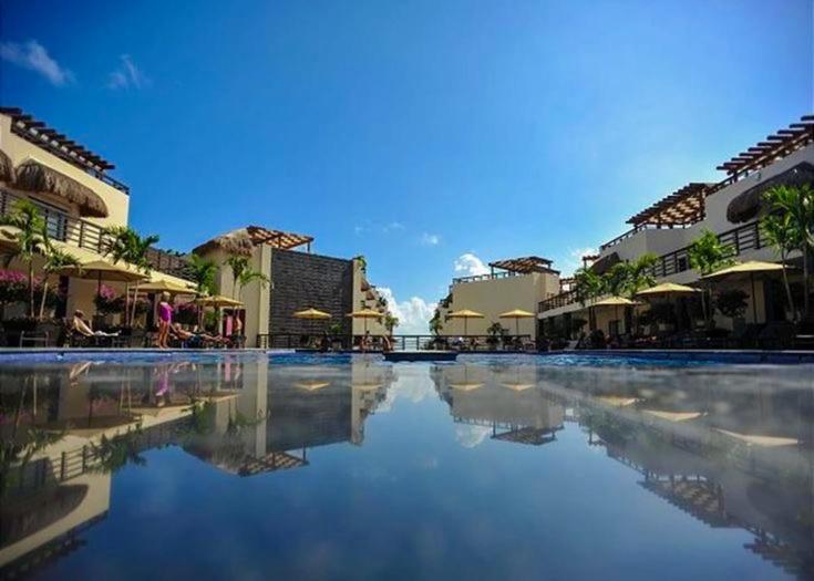 Departamento En Aldea Thai Con Terraza, Vista Al Mar Y Alberca Privada, Para 8 Personas Apartment Playa del Carmen Exterior photo